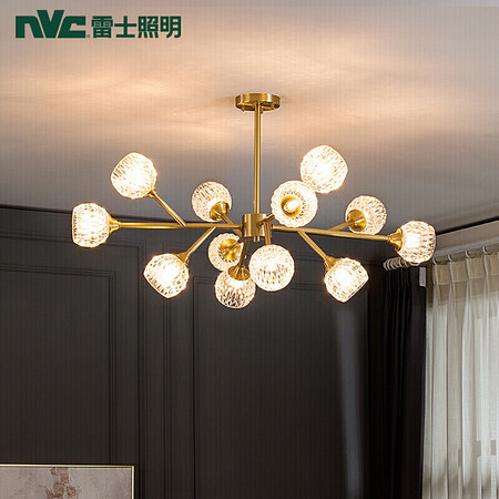 NVC Brass Living Room Bedroom Study Dining Room Chandelier Magic Bean Molecular Light Nordic Lamp Lighting Creative Modern Light Luxury Crystal Chandelier Star Dream 12 Head Chandelier NVC Brass Living Room Bedroom Study Dining Room Chandelier Magic Bean Molecular Light Nordic Lamp Lighting Creative Modern Light Luxury Crystal Chandelier Star Dream 12 Head Chandelier
