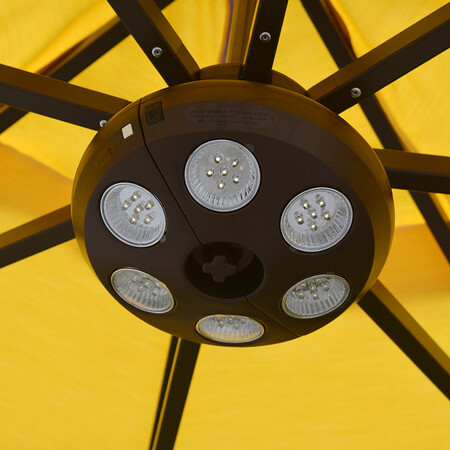 Karlo Fei Fan outdoor furniture parasol umbrella lamp light clip four head six head LED lamp hanging lamp dinner lamp outdoor large size sun umbrella can be battery lamp rechargeable umbrella lamp four yellow light without rechargeable battery device Karlo Fei Fan outdoor furniture parasol umbrella lamp light clip four head six head LED lamp hanging lamp dinner lamp outdoor large size sun umbrella can be battery lamp rechargeable umbrella lamp four yellow light without rechargeable battery device