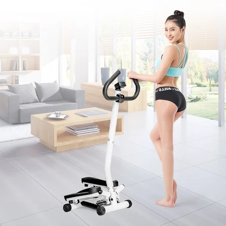 Shuangchao suncaoSC-S032A handrail stepper home plastic stepper men and women hydraulic mini stepper fitness equipment stepper white Shuangchao suncaoSC-S032A handrail stepper home plastic stepper men and women hydraulic mini stepper fitness equipment stepper white