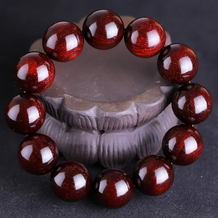 Yanyun Jewelry Lobular Red Sandalwood Bracelet India High Oil Density Second Shen Old Material Wenwan Buddha Beads Rosary Beads Sandalwood Bracelets Men's and Women's Bracelets 20mm*12 Round and Full Yanyun Jewelry Lobular Red Sandalwood Bracelet India High Oil Density Second Shen Old Material Wenwan Buddha Beads Rosary Beads Sandalwood Bracelets Men's and Women's Bracelets 20mm*12 Round and Full
