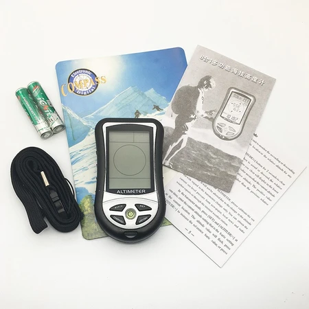 Baoli 8 in 1 electronic altimeter compass barometer altitude gauge thermometer outdoor fishing barometer instrument Baoli 8 in 1 electronic altimeter compass barometer altitude gauge thermometer outdoor fishing barometer instrument