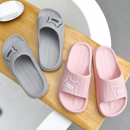 Anshangfen sandals and slippers for men indoor and outdoor simple fashion comfortable soft bottom couple non-slip bathroom large size slippers women black 42-43 suitable for 41-42 Anshangfen sandals and slippers for men indoor and outdoor simple fashion comfortable soft bottom couple non-slip bathroom large size slippers women black 42-43 suitable for 41-42
