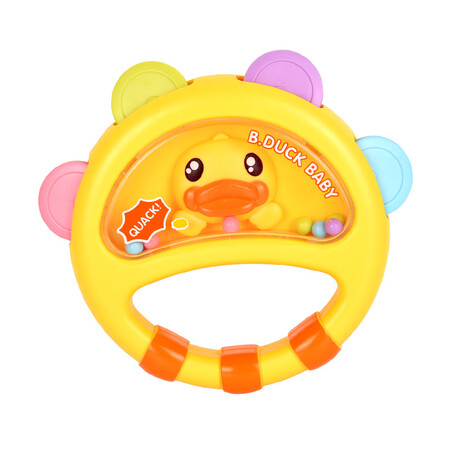 B.Duck little yellow duck baby toy, baby doll, fitness player, ball catcher, rattle, soft teether, soothing rattle set WL-BD097 B.Duck little yellow duck baby toy, baby doll, fitness player, ball catcher, rattle, soft teether, soothing rattle set WL-BD097