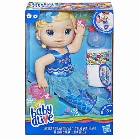 Hasbro Hasbro Naughty Baby BABY ALIVE Play House Accompanying Toy Smart Doll Emoji Pack Girl Gift + Mermaid Baby E3693 Hasbro Hasbro Naughty Baby BABY ALIVE Play House Accompanying Toy Smart Doll Emoji Pack Girl Gift + Mermaid Baby E3693