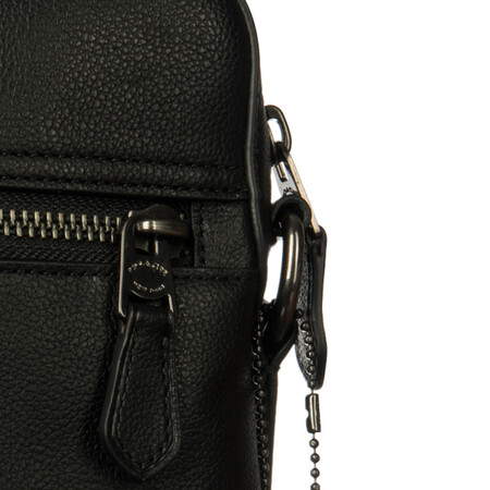 Coach Coach Luxury Men's Small Crossbody Bag Black Leather F68014 QBBK Coach Coach Luxury Men's Small Crossbody Bag Black Leather F68014 QBBK