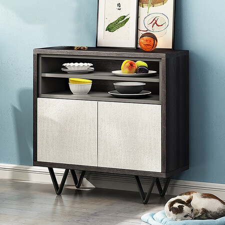 Anerya ANERYA sideboard restaurant dining cabinet wine cabinet large-capacity kitchen storage bowl cabinet living room tea cabinet Anerya ANERYA sideboard restaurant dining cabinet wine cabinet large-capacity kitchen storage bowl cabinet living room tea cabinet