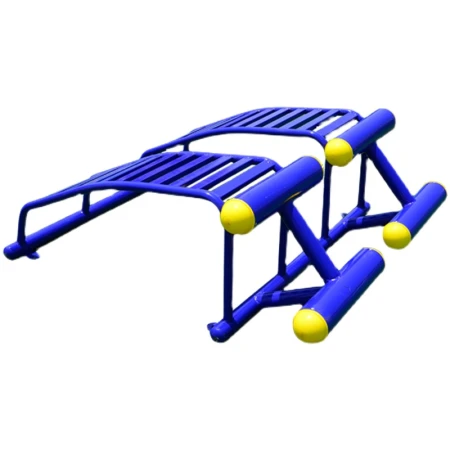 Outdoor fitness equipment outdoor residential community park square elderly sports exercise path milky white three-position waist twister Outdoor fitness equipment outdoor residential community park square elderly sports exercise path milky white three-position waist twister