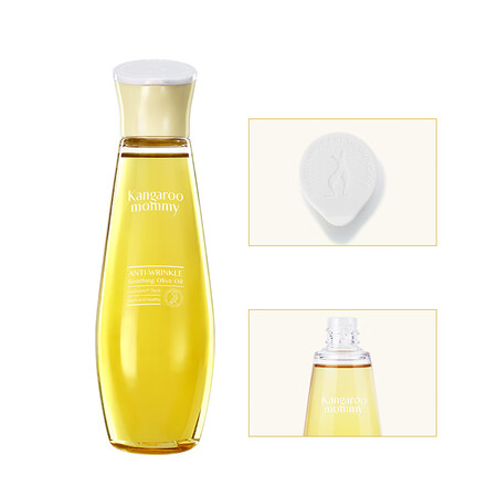 Kangaroo mother olive oil skin care products for pregnant women, lines during pregnancy, postpartum repair and desalination, 150ml olive oil for pregnant women, skin care products for pregnant women, breastfeeding skin care products, olive oil pots Kangaroo mother olive oil skin care products for pregnant women, lines during pregnancy, postpartum repair and desalination, 150ml olive oil for pregnant women, skin care products for pregnant women, breastfeeding skin care products, olive oil pots