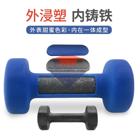 PROIRON environmental protection plastic dipped frosted dumbbell color ladies dumbbell fitness home dumbbell 3 lbs PROIRON environmental protection plastic dipped frosted dumbbell color ladies dumbbell fitness home dumbbell 3 lbs