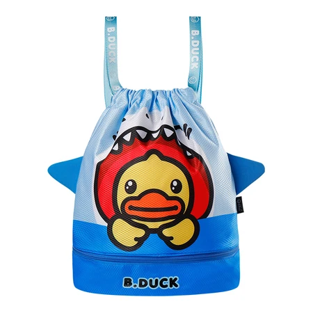 B.Duck Little Yellow Duck Waterproof Swimming Bag Cute Cartoon Double Shoulder Girdle Mouth Dry and Wet Separation Swimming Equipment Storage Backpack Blue B.Duck Little Yellow Duck Waterproof Swimming Bag Cute Cartoon Double Shoulder Girdle Mouth Dry and Wet Separation Swimming Equipment Storage Backpack Blue