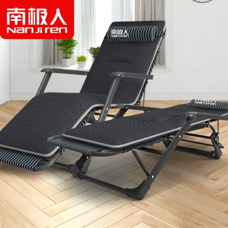 Antarctic folding bed reclining chair folding chair office nap chair single bed accompanying bed marching bed with thickened breathable cotton pad Antarctic folding bed reclining chair folding chair office nap chair single bed accompanying bed marching bed with thickened breathable cotton pad
