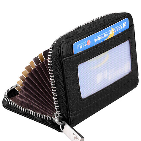 Seven wolves men's organ card holder business card holder multi-function wallet male card holder male and female card holder document holder black 3A3064221-01 Seven wolves men's organ card holder business card holder multi-function wallet male card holder male and female card holder document holder black 3A3064221-01