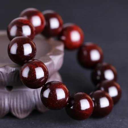 Yanyun Jewelry Lobular Red Sandalwood Bracelet India High Oil Density Second Shen Old Material Wenwan Buddha Beads Rosary Beads Sandalwood Bracelets Men's and Women's Bracelets 20mm*12 Round and Full Yanyun Jewelry Lobular Red Sandalwood Bracelet India High Oil Density Second Shen Old Material Wenwan Buddha Beads Rosary Beads Sandalwood Bracelets Men's and Women's Bracelets 20mm*12 Round and Full