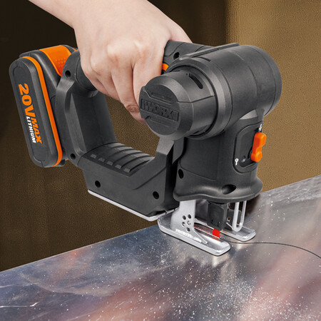 Wickers WorxWX550.9 bare metal without battery, multi-function chainsaw, jig saw, reciprocating saw, hardware and household woodworking power tools Wickers WorxWX550.9 bare metal without battery, multi-function chainsaw, jig saw, reciprocating saw, hardware and household woodworking power tools