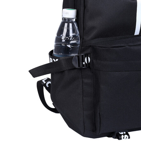 Light rider school bag men and women Korean version of junior high school and elementary school students backpack large capacity casual campus men's backpack 581 black Light rider school bag men and women Korean version of junior high school and elementary school students backpack large capacity casual campus men's backpack 581 black