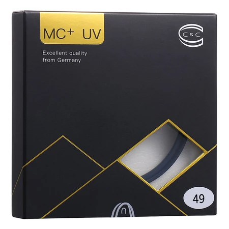C/C MC UV mirror 49mm SLR camera lens protection filter double-sided multi-layer coating suitable for Canon third generation small spittoon 15-45 lens m50 m6 second generation Sony Zeiss C/C MC UV mirror 49mm SLR camera lens protection filter double-sided multi-layer coating suitable for Canon third generation small spittoon 15-45 lens m50 m6 second generation Sony Zeiss