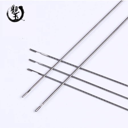 Guanyu lengthened thin crochet jewelry crochet tools beaded needle bracelet hand-worn bead guide needle accessories diameter 0.4 mm / each Guanyu lengthened thin crochet jewelry crochet tools beaded needle bracelet hand-worn bead guide needle accessories diameter 0.4 mm / each