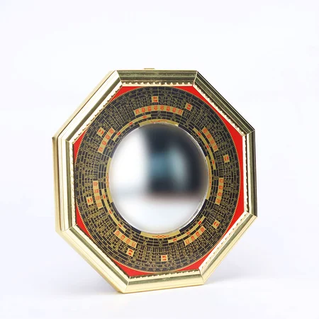 Starlight edge gossip mirror compass mirror convex mirror decorative decoration outdoor balcony door pendant home furnishings large size 19 cm Starlight edge gossip mirror compass mirror convex mirror decorative decoration outdoor balcony door pendant home furnishings large size 19 cm