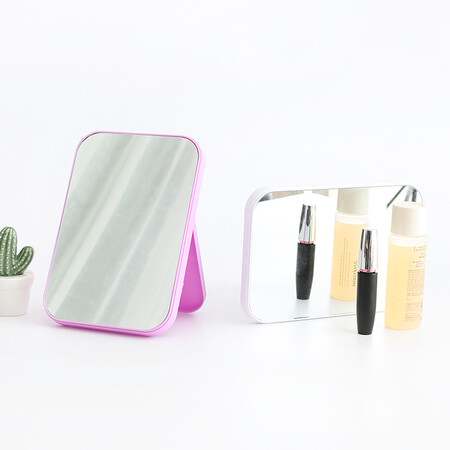 Clean Shide Tablet Makeup Mirror Foldable Bathroom Wash Mirror Simple Large Square Clean Shide Tablet Makeup Mirror Foldable Bathroom Wash Mirror Simple Large Square