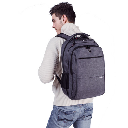 Victoria Traveller VICTORIATOURIST Backpack Computer Bag 15.6-inch Men's Business Waterproof Backpack V9006 Gray Victoria Traveller VICTORIATOURIST Backpack Computer Bag 15.6-inch Men's Business Waterproof Backpack V9006 Gray