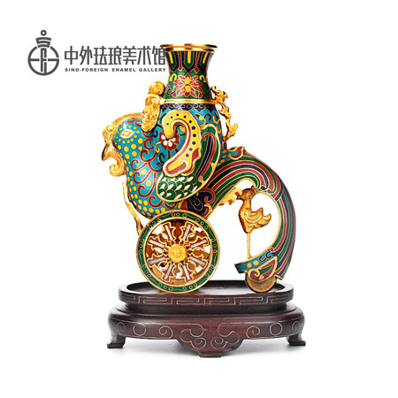 Sino-Foreign Enamel Art Museum <Forbidden City's six treasures of Tianji Zun> Zhang Tonglu Cloisonne Office business high-end gifts, gifts, crafts, gifts, ornaments and collectibles imitated the Qianlong period of the Qing Dynasty Sino-Foreign Enamel Art Museum <Forbidden City's six treasures of Tianji Zun> Zhang Tonglu Cloisonne Office business high-end gifts, gifts, crafts, gifts, ornaments and collectibles imitated the Qianlong period of the Qing Dynasty