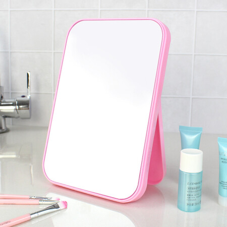 Clean Shide Tablet Makeup Mirror Foldable Bathroom Wash Mirror Simple Large Square Clean Shide Tablet Makeup Mirror Foldable Bathroom Wash Mirror Simple Large Square