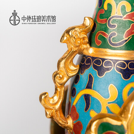 Sino-Foreign Enamel Art Museum <Forbidden City's six treasures of Tianji Zun> Zhang Tonglu Cloisonne Office business high-end gifts, gifts, crafts, gifts, ornaments and collectibles imitated the Qianlong period of the Qing Dynasty Sino-Foreign Enamel Art Museum <Forbidden City's six treasures of Tianji Zun> Zhang Tonglu Cloisonne Office business high-end gifts, gifts, crafts, gifts, ornaments and collectibles imitated the Qianlong period of the Qing Dynasty