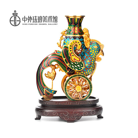 Sino-Foreign Enamel Art Museum <Forbidden City's six treasures of Tianji Zun> Zhang Tonglu Cloisonne Office business high-end gifts, gifts, crafts, gifts, ornaments and collectibles imitated the Qianlong period of the Qing Dynasty Sino-Foreign Enamel Art Museum <Forbidden City's six treasures of Tianji Zun> Zhang Tonglu Cloisonne Office business high-end gifts, gifts, crafts, gifts, ornaments and collectibles imitated the Qianlong period of the Qing Dynasty