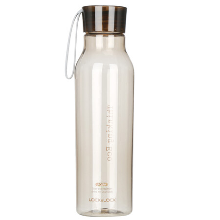 LOCK&LOCK lock/lock summer new sports water bottle plastic water cup cup portable student cup HLC644GRN green 550ML LOCK&LOCK lock/lock summer new sports water bottle plastic water cup cup portable student cup HLC644GRN green 550ML