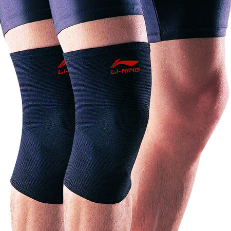 Li Ning LI-NING Sports Knee Pads Men's and women's basketball badminton running knee pads climbing riding riding joints warm and protective fitness sports protective gear knitted black 202 two sets XL size knee circumference 41-45cm Li Ning LI-NING Sports Knee Pads Men's and women's basketball badminton running knee pads climbing riding riding joints warm and protective fitness sports protective gear knitted black 202 two sets XL size knee circumference 41-45cm
