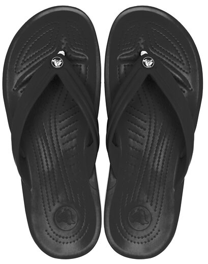 Crocs 卡骆驰中性款 Crocband 人字拖凉鞋 黑色 11 Women/9 Men Crocs 卡骆驰中性款 Crocband 人字拖凉鞋 黑色 11 Women/9 Men
