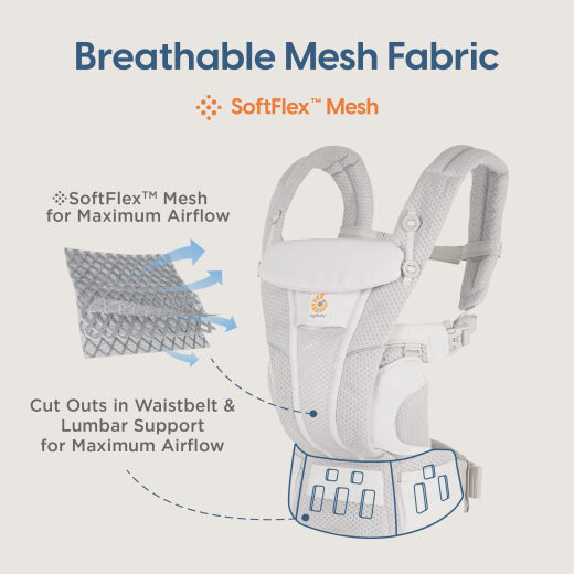 ERGObaby Omni Breeze 透气网眼婴儿背带 7-45 磅 ERGObaby Omni Breeze 透气网眼婴儿背带 7-45 磅