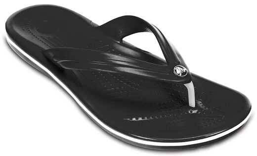 Crocs 卡骆驰中性款 Crocband 人字拖凉鞋 黑色 11 Women/9 Men Crocs 卡骆驰中性款 Crocband 人字拖凉鞋 黑色 11 Women/9 Men