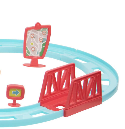 JC Toys Toys Train Set tragbares Zugthema für Babys und Kinder geeignet JC Toys Toys Train Set tragbares Zugthema für Babys und Kinder geeignet