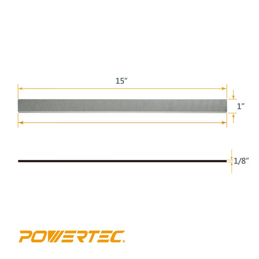 POWERTEC 12805V 15-inch HSS shaving knife 3-piece set
POWERTEC 12805V 15-inch HSS shaving knife 3-piece set