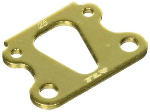 TEAM LOSI RACING 黄铜踢角垫片 25 度 TLR1049 TEAM LOSI RACING 黄铜踢角垫片 25 度 TLR1049