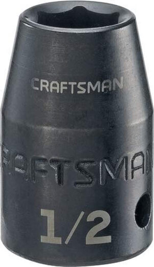 CRAFTSMAN Shallow Impact Socket SAE 1/2-inch Driver 1/2-inch (CMMT15850)
CRAFTSMAN Shallow Impact Socket SAE 1/2-inch Driver 1/2-inch (CMMT15850)