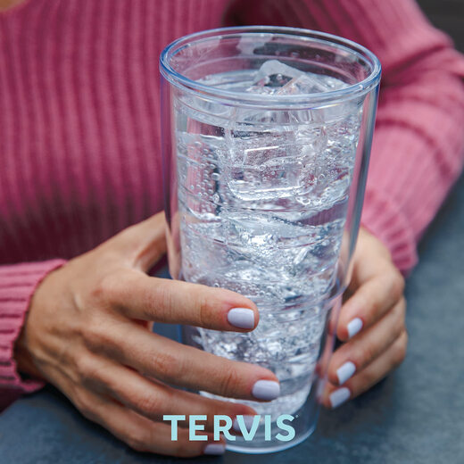 Tervis 保温杯 微波炉安全 塑料材料 旅行 691ml 海滩印象 Tervis 保温杯 微波炉安全 塑料材料 旅行 691ml 海滩印象
