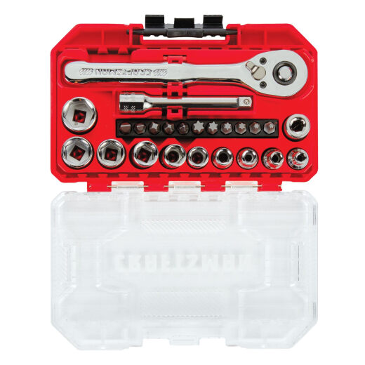 CRAFTSMAN 机械工具套装 24 件 1/4 英寸驱动 SAE (CMMT12109LZ) CRAFTSMAN 机械工具套装 24 件 1/4 英寸驱动 SAE (CMMT12109LZ)