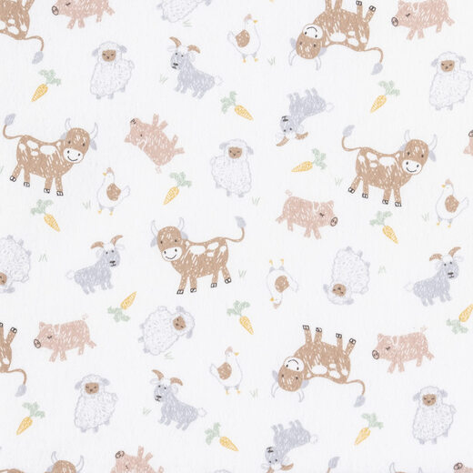 Trend Lab Farm Friends 豪华法兰绒换尿布垫套 Trend Lab Farm Friends 豪华法兰绒换尿布垫套
