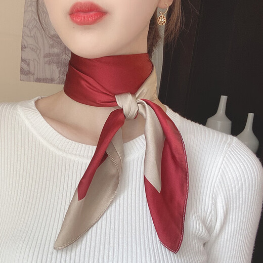 Kissed Korean version of all-match silk scarf for women, small square scarf, stewardess, professional fashion scarf, summer sun protection scarf, solid color scarf, women 70CM small square scarf, silk scarf, scarf, 70cm flat square scarf, light blue 70CM square scarf
Kissed Korean version of all-match silk scarf for women, small square scarf, stewardess, professional fashion scarf, summer sun protection scarf, solid color scarf, women 70CM small square scarf, silk scarf, scarf, 70cm flat square scarf, light blue 70CM square scarf
