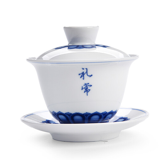 妃汐蒂 盖碗茶杯 茶碗茶具泡茶杯 陶瓷三才景德镇带盖陶瓷碗SN6625 哥窑盖碗-绿色 妃汐蒂 盖碗茶杯 茶碗茶具泡茶杯 陶瓷三才景德镇带盖陶瓷碗SN6625 哥窑盖碗-绿色