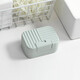 JAJALIN Soap Box Creative Travel Simple Style Soap Laundry Soap Box Drain Soap Soap Box Striped Blue 11*7.5*5cm with Lid JAJALIN Soap Box Creative Travel Simple Style Soap Laundry Soap Box Drain Soap Soap Box Striped Blue 11*7.5*5cm with Lid