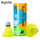 Deli Angnet series badminton nylon material resistant to playing and not easy to rot Indoor and outdoor training badminton yellow 3pcs/box F2211 Deli Angnet series badminton nylon material resistant to playing and not easy to rot Indoor and outdoor training badminton yellow 3pcs/box F2211