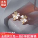 Ideer cat's eye stone four-leaf clover earrings women's autumn and winter silver niche high-end earrings earrings 2021 new trendy Valentine's Day birthday gift for wife girlfriend girlfriends C1Y804 four-leaf clover rhinestone earrings Ideer cat's eye stone four-leaf clover earrings women's autumn and winter silver niche high-end earrings earrings 2021 new trendy Valentine's Day birthday gift for wife girlfriend girlfriends C1Y804 four-leaf clover rhinestone earrings