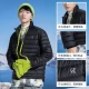 361-degree down jacket men's winter sports and leisure warm windproof trendy zipper stand collar solid color ultra-light men's jacket 652144309-3 basic black L 361-degree down jacket men's winter sports and leisure warm windproof trendy zipper stand collar solid color ultra-light men's jacket 652144309-3 basic black L