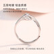 Love Mozambique Clear s999 fine silver ring diamond Ms. fashion light luxury jewelry tail ring finger single child to live on wild engagement ring Valentine's Day to send his girlfriend a birthday gift wife a kiss tokens of love single ring Love Mozambique Clear s999 fine silver ring diamond Ms. fashion light luxury jewelry tail ring finger single child to live on wild engagement ring Valentine's Day to send his girlfriend a birthday gift wife a kiss tokens of love single ring