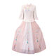 Xinying Retro Republic of China style women's clothing improved Hanfu women's ancient costume Chinese style student Tang suit suit women's cheongsam embroidery pink off-white blouse + pink skirt S Xinying Retro Republic of China style women's clothing improved Hanfu women's ancient costume Chinese style student Tang suit suit women's cheongsam embroidery pink off-white blouse + pink skirt S