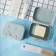 JAJALIN Soap Box Creative Travel Simple Style Soap Laundry Soap Box Drain Soap Soap Box Striped Blue 11*7.5*5cm with Lid JAJALIN Soap Box Creative Travel Simple Style Soap Laundry Soap Box Drain Soap Soap Box Striped Blue 11*7.5*5cm with Lid