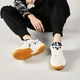 Pull back table tennis shoes 2022 spring sports shoes for men and women couple models low top breathable mesh table tennis shoes badminton shoes soft bottom shock absorption/103HC white dark blue 42/standard size Pull back table tennis shoes 2022 spring sports shoes for men and women couple models low top breathable mesh table tennis shoes badminton shoes soft bottom shock absorption/103HC white dark blue 42/standard size